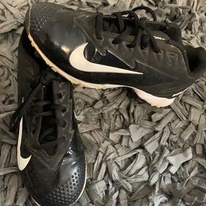 Black boys Nike baseball cleats size 3